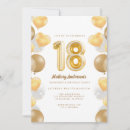 Search for 18th balloons birthday invitations Eighteen