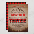 Search for lumberjack wild one birthday invitations Woodland