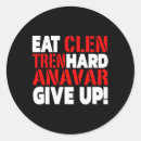 Search for train hard stickers Bodybuilding style