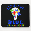 Search for light blue mousepads Autistic