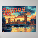 Search for london vintage travel posters Retro