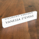 Search for lady boss name plates President
