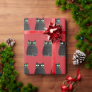 Search for black cat christmas wrapping paper Cats
