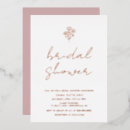 Search for dusty pink bridal shower invitations Spring summer fall