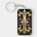 Search for gold letter key rings Elegant