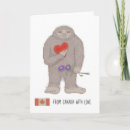 Search for bigfoot valentines day cards Sasquatch
