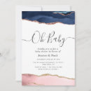 Search for oh gender reveal invitations Modern elegant