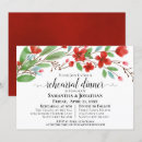 Search for red rehearsal dinner invitations Winter