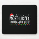 Search for most mousepads Santa