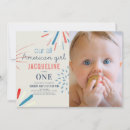 Search for 4th of july 1st birthday invitations Fireworks