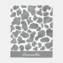 Search for cow print blankets Pattern