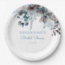 Search for bridal shower paper plates Watercolor floral