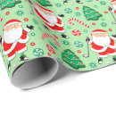 Search for santa claus golfing wrapping paper Sports