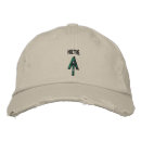Search for green embroidered hats Forest