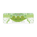Search for pea pod return address labels Green