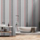 Search for red stripes art Black