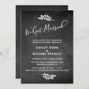 Search for chalkboard invitations Rustic