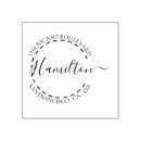 Search for circular address rubber stamps Handwritten