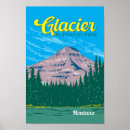 Search for glacier national park posters Retro