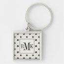 Search for white wood key rings Initial