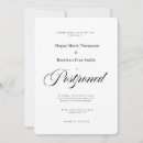 Search for postponed invitations Calligraphy