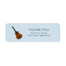 Search for music teacher return address labels Guitar