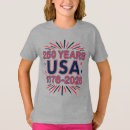 Search for anniversary kids tshirts Usa 250th anniversary