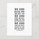 Search for numbers 6 24 postcards The lord bless you