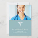 Search for med school graduation invitations Caduceus