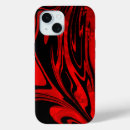 Search for red flames iphone cases Black