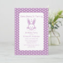 Search for some bunny is turning one birthday invitations Easter
