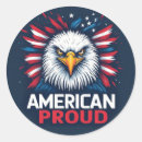 Search for proud american stickers Red white blue