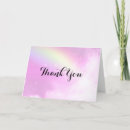 Search for rainbow thank you cards Whimsical