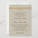 Search for twine wedding invitations Bow