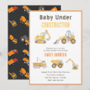 Search for construction baby shower invitations Truck
