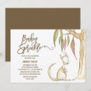 Search for kangaroo baby shower invitations Aussie