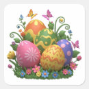 Search for happy easter greeting stickers Rabbit