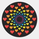 Search for colourful hearts stickers Girly