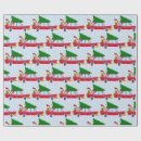 Search for car christmas wrapping paper Mid century modern