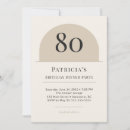 Search for 80th dinner birthday invitations Eighty