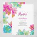 Search for succulent bridal shower invitations Summer