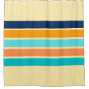 Search for retro 70s shower curtains Striped