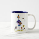 Search for birdhouses mugs Whimsical