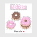 Search for chocolate doughnuts stickers Modern