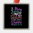 Search for scissors christmas tree decorations Barber