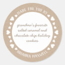 Search for brown kraft stickers White