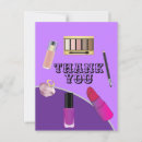 Search for makeup artist thank you cards Beautician