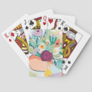 Search for floral playing cards Greenery