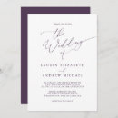 Search for plum wedding invitations Minimalist