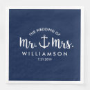 Search for seaside napkins Rehearsal dinner